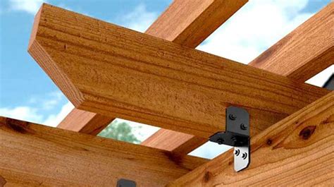 joist brackets for pergolas